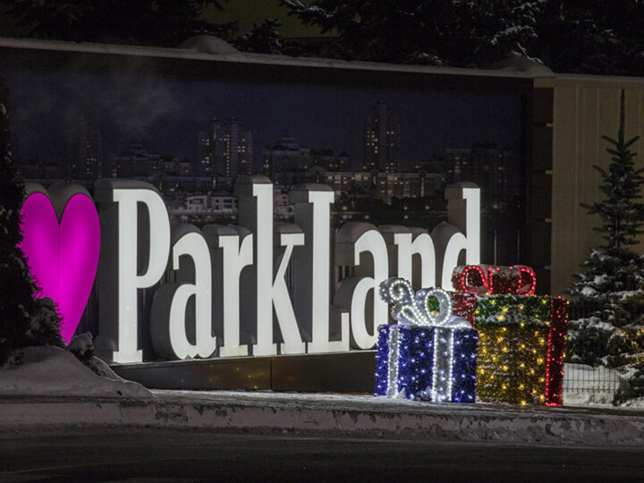 Новорічна фотозона в житловому комплексі Park Land