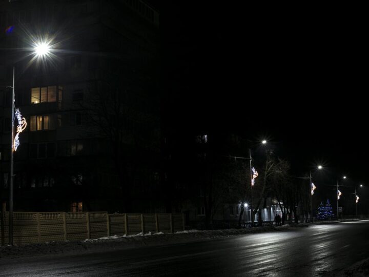 Світлові консолі на опори с.Чабани