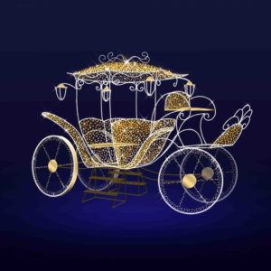 Світлодіодна фігура карета